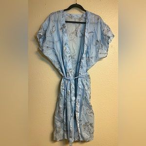 Vintage Robe with travel images size large
